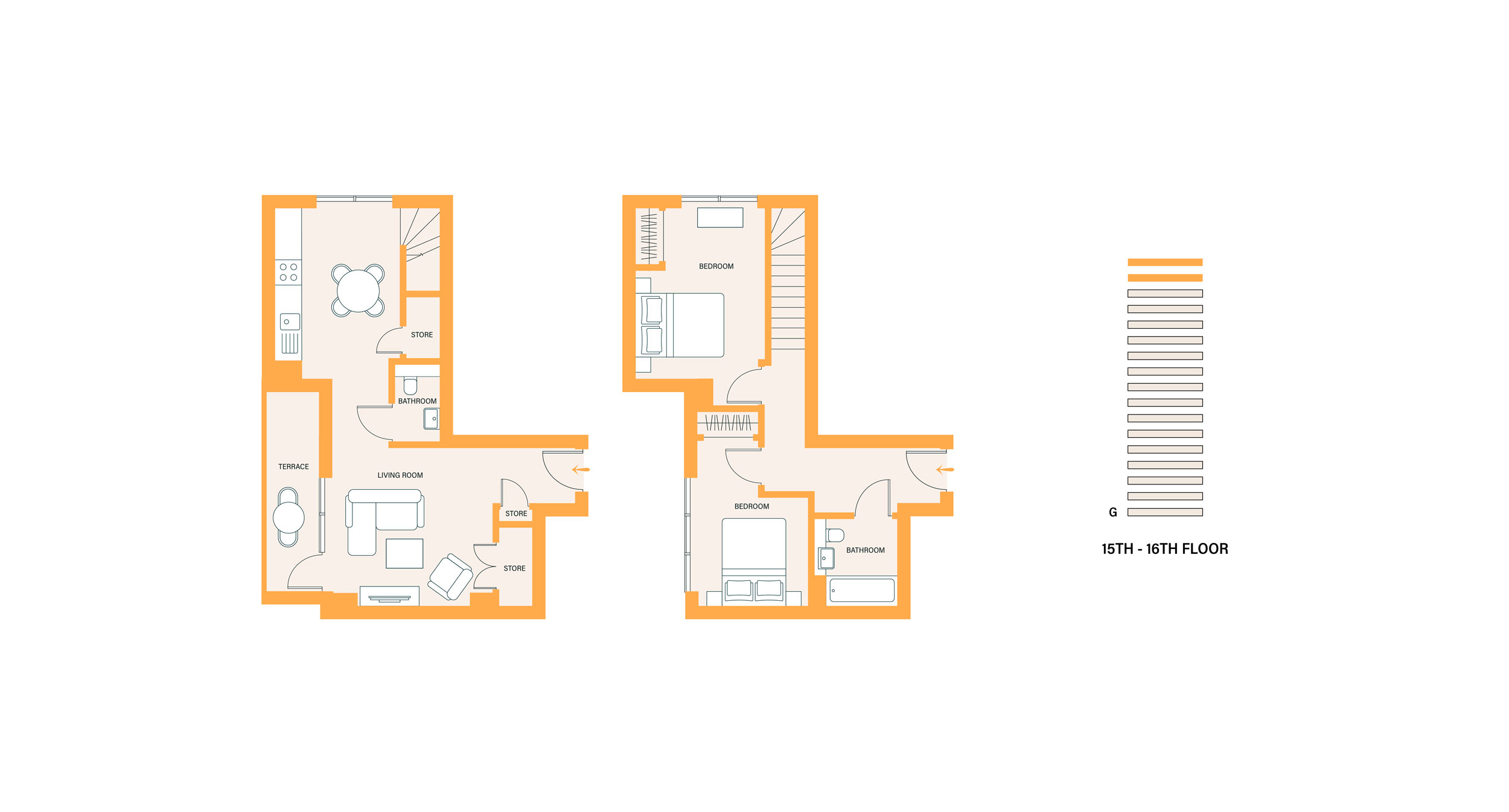 46 Stunning Luxury Penthouse Designs with Sky-High Style - Type B Penthouse Apartments In Design
